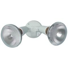 Twin Lamp Holder Pack with CFL Lamp (White)