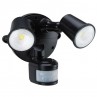 55-156 Led Spotlight 20W With Motion Sensor (Black)